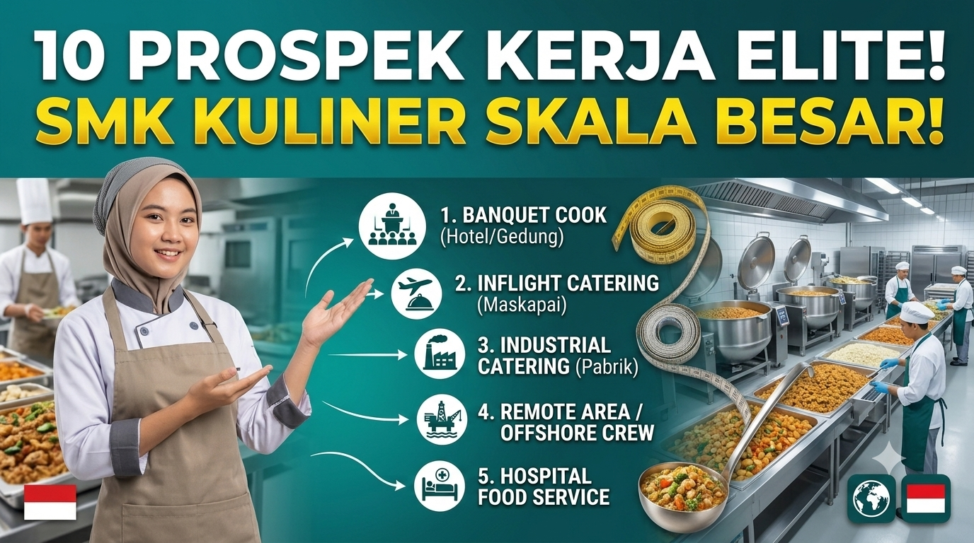 10 Prospek Kerja SMK Jurusan Seni Kuliner (Catering Management) Skala Besar