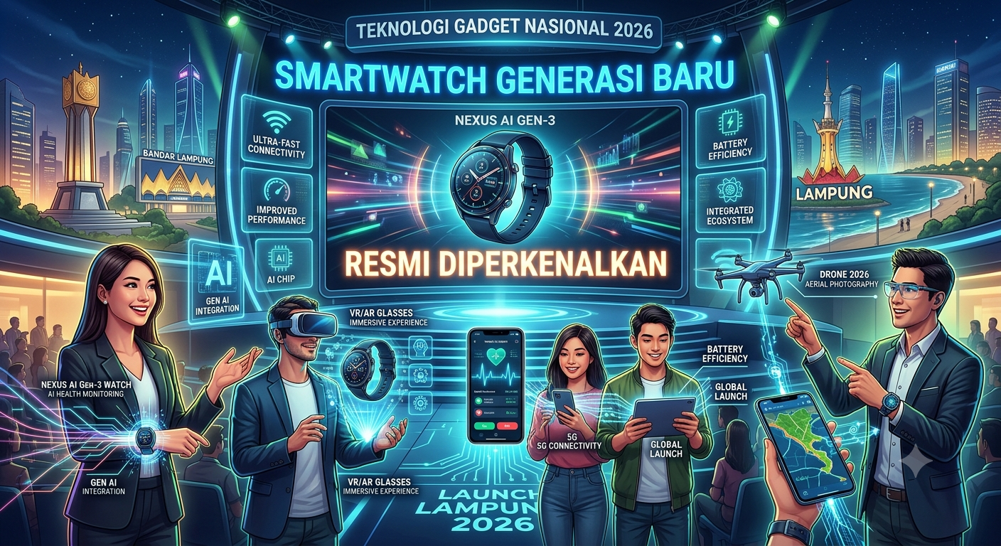 Smartwatch Generasi Baru Resmi Diperkenalkan