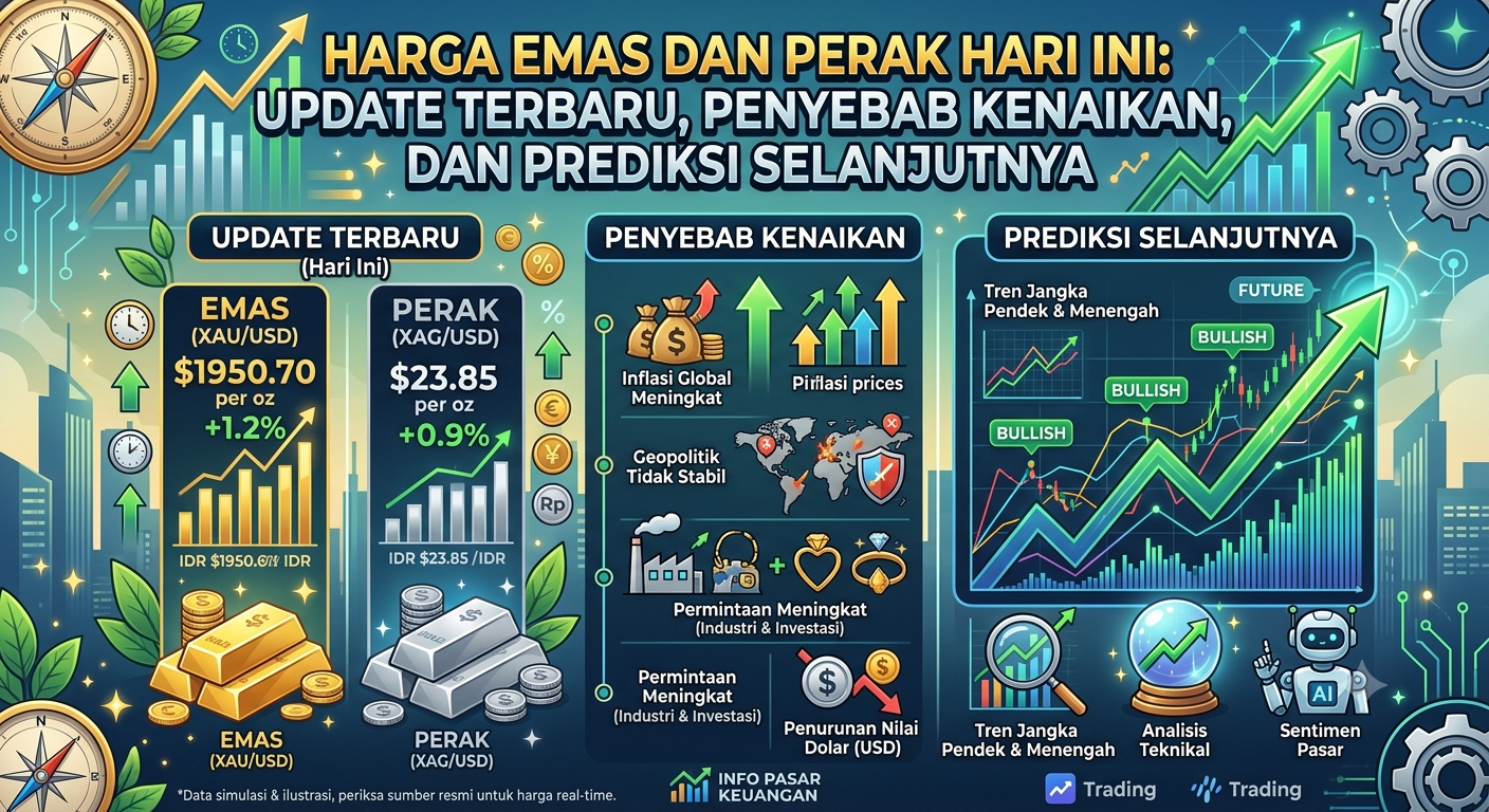 Harga Emas dan Perak Hari Ini: Update Terbaru, Penyebab Kenaikan, dan Prediksi Selanjutnya
