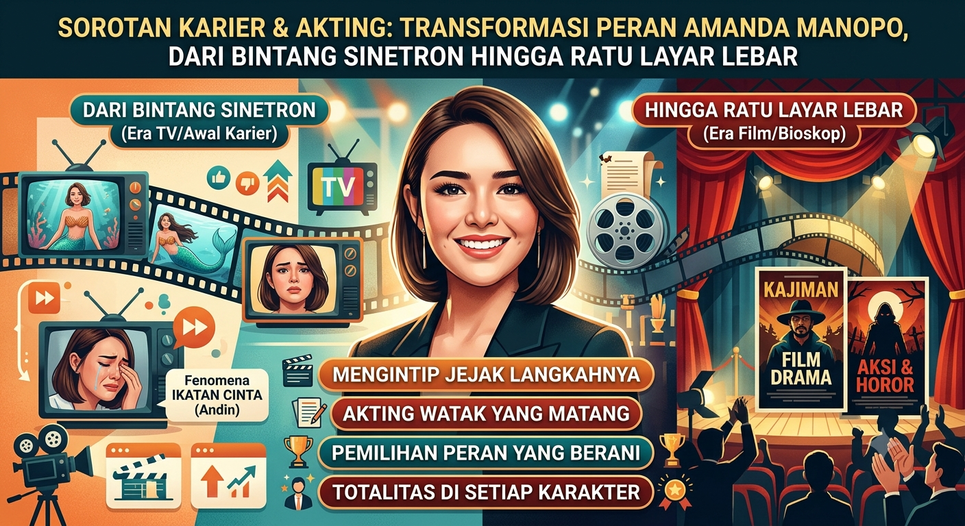 Sorotan Karier & Akting: Transformasi Peran Amanda Manopo, Dari Bintang Sinetron hingga Ratu Layar Lebar