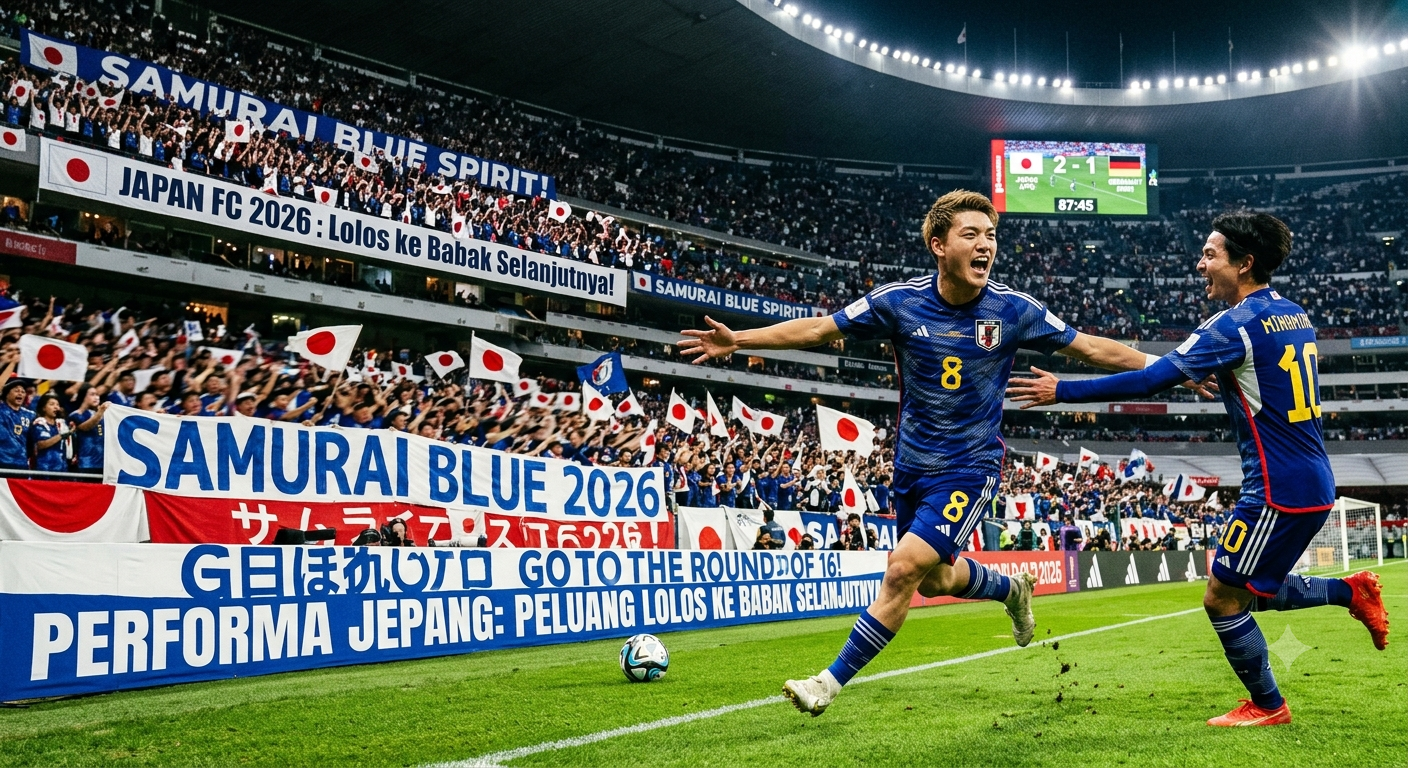 Japan FC 2026: Performa Samurai Blue di Piala Dunia 2026 dan Peluang Lolos ke Babak Selanjutnya