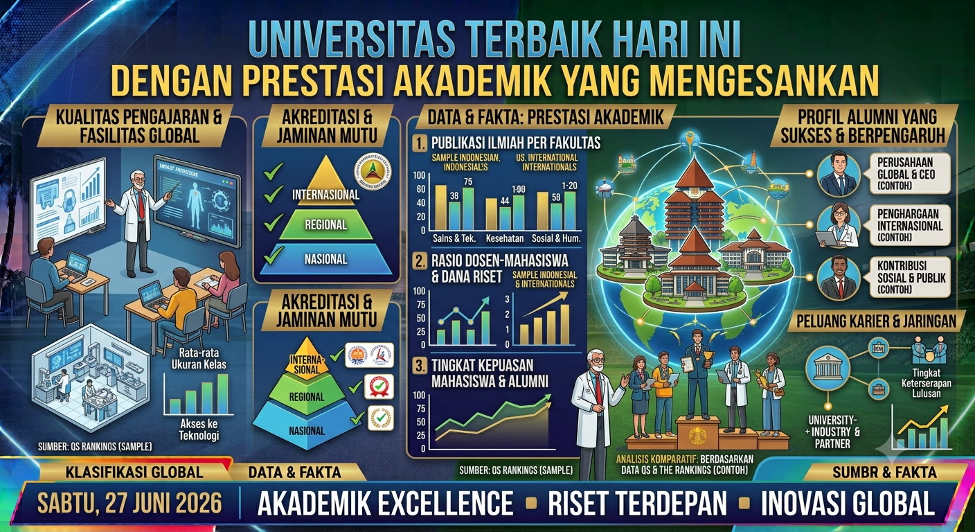 Universitas Terbaik Hari Ini dengan Prestasi Akademik yang Mengesankan