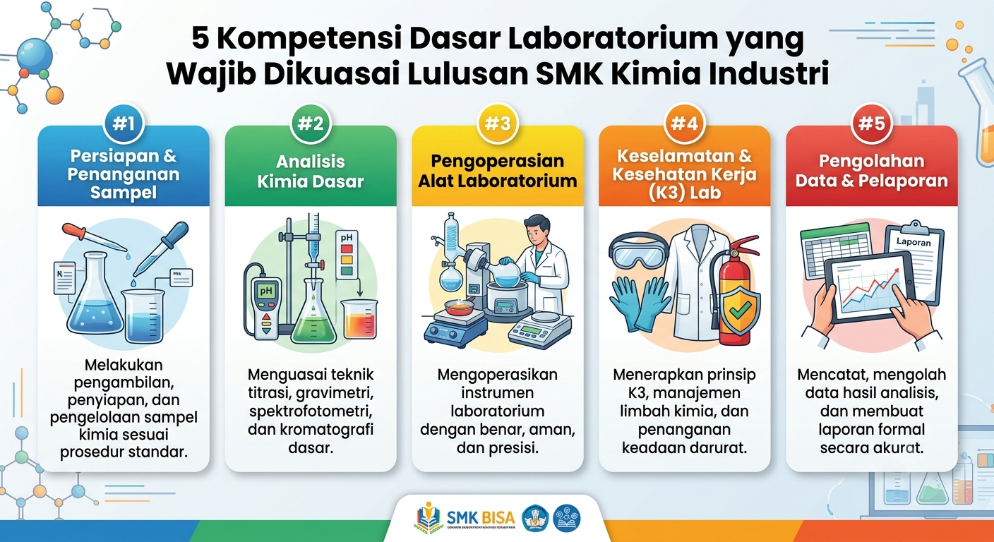 5 Kompetensi Dasar Laboratorium yang Wajib Dikuasai Lulusan SMK Kimia Industri