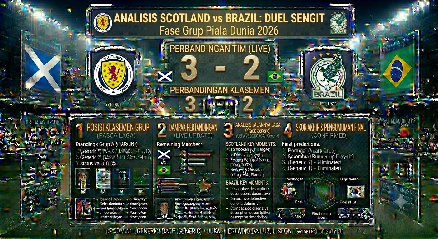 Analisis Scotland vs Brazil: Duel Sengit yang Menentukan Nasib di Fase Grup Piala Dunia 2026
