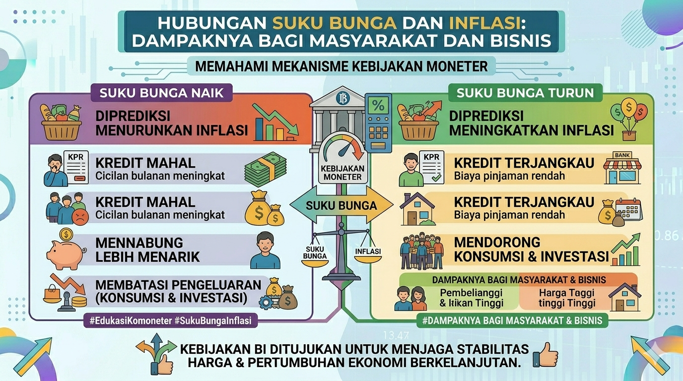 Hubungan Suku Bunga dan Inflasi: Dampaknya bagi Masyarakat dan Bisnis