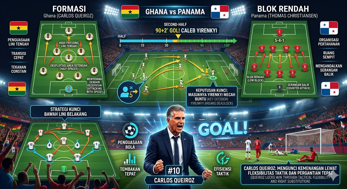Ghana Kalahkan Panama? Simak Hasil dan Momen Penting Pertandingan