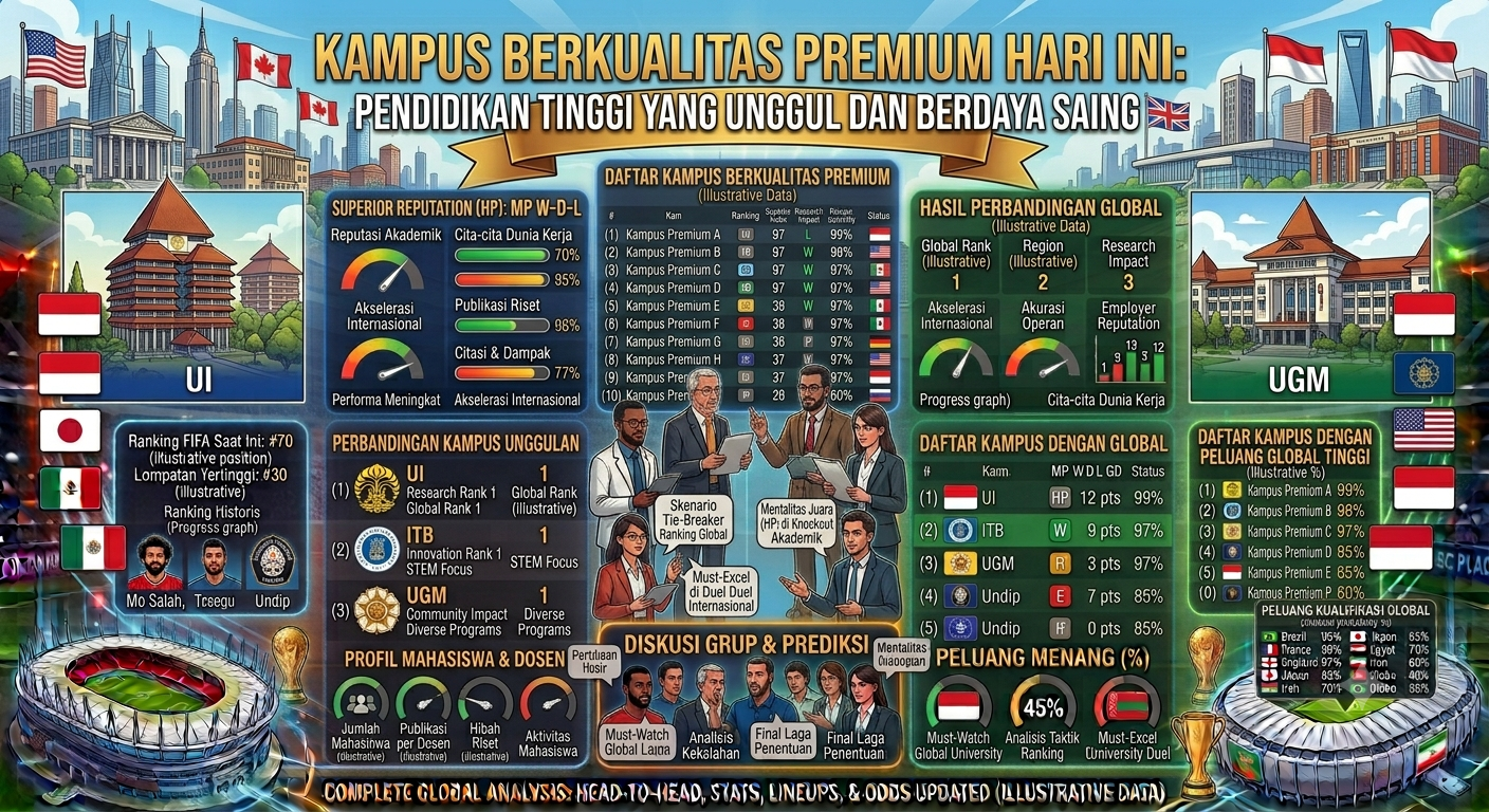 Kampus Berkualitas Premium Hari Ini untuk Pendidikan Tinggi yang Unggul dan Berdaya Saing