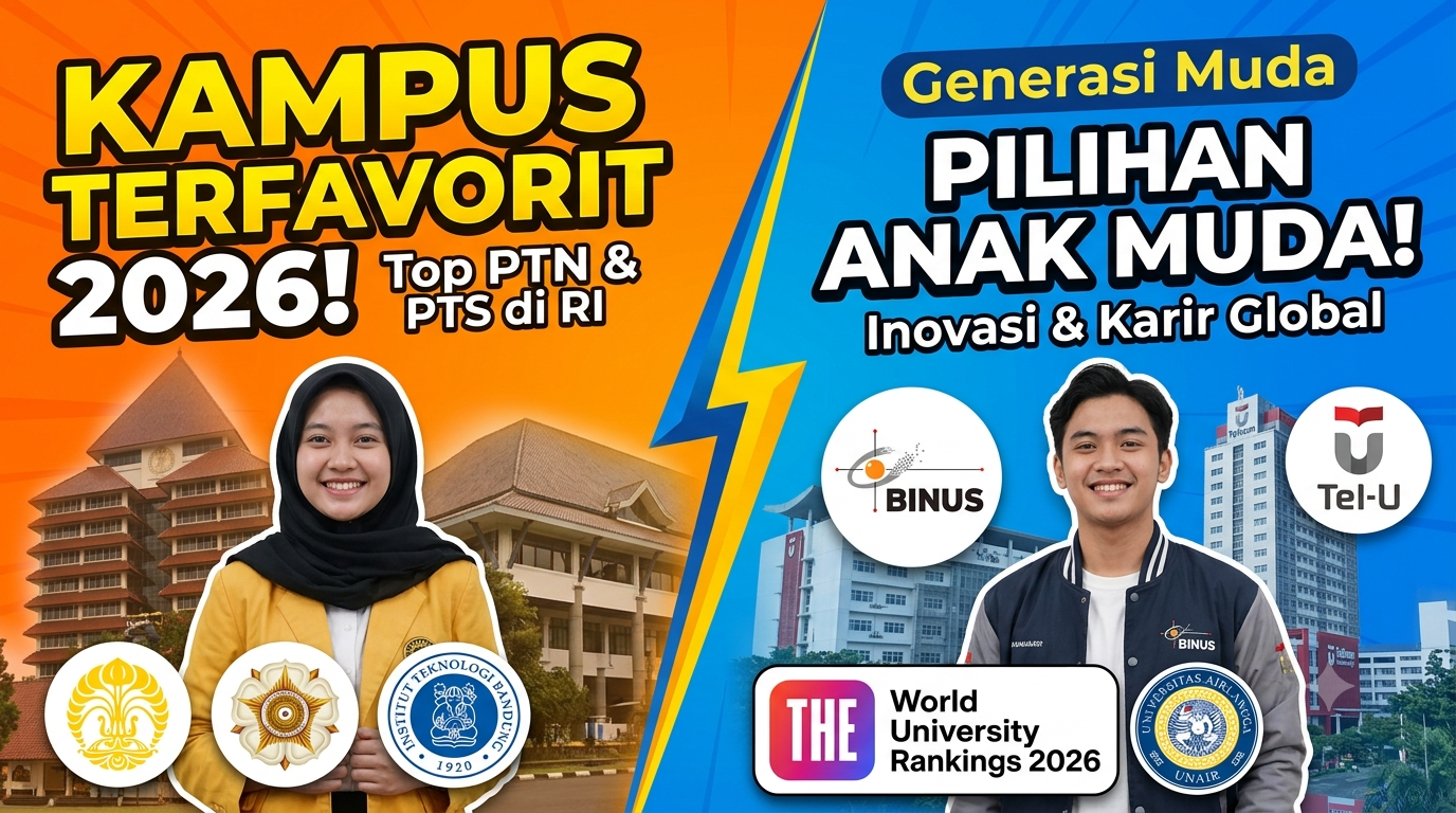 Perguruan Tinggi Terfavorit Hari Ini untuk Generasi Muda