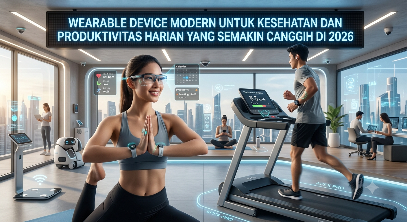 Wearable Device Modern untuk Kesehatan dan Produktivitas Harian yang Semakin Canggih di 2026