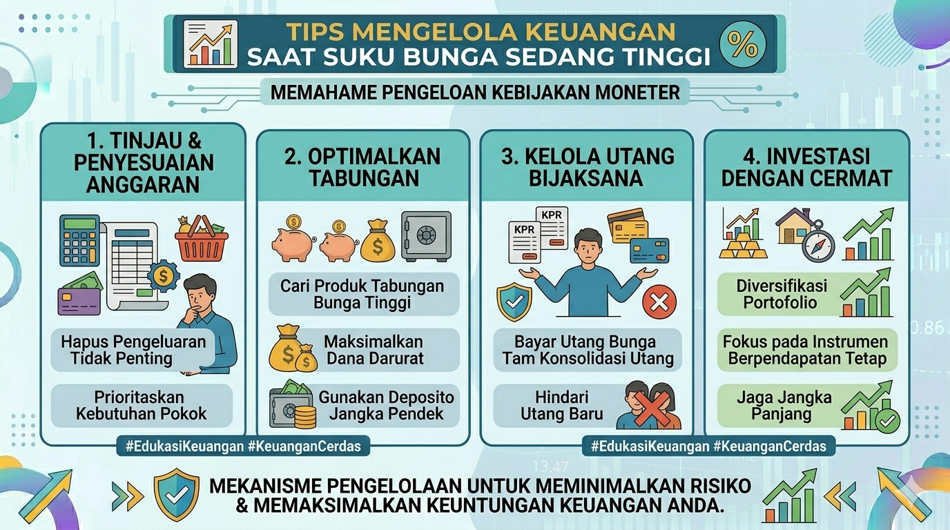 Tips Mengelola Keuangan Saat Suku Bunga Sedang Tinggi