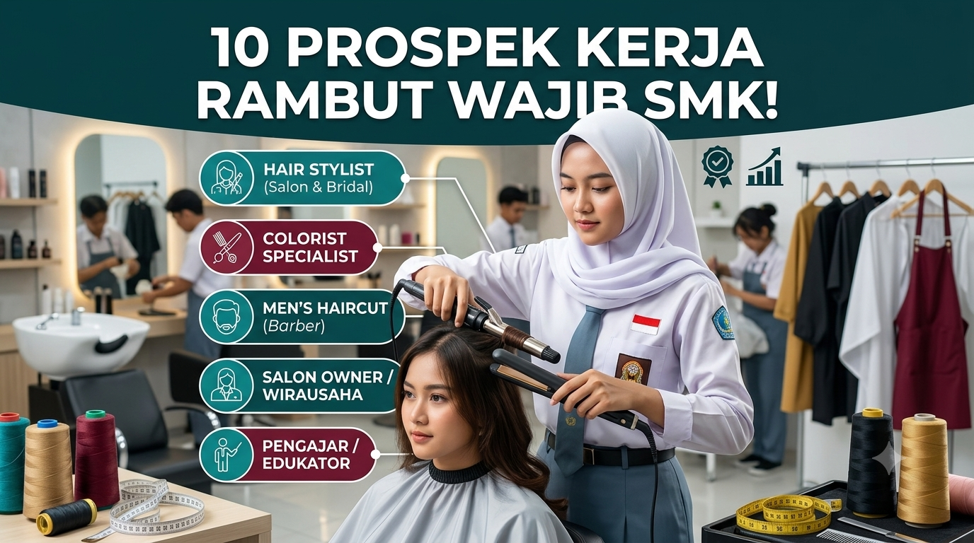 10 Prospek Kerja SMK Kecantikan Rambut untuk Anda yang Tertarik Dunia Hair Styling