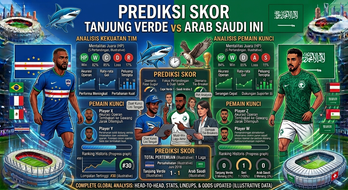 Prediksi Skor Tanjung Verde vs Arab Saudi Hari Ini: Analisis Kekuatan Tim dan Pemain Kunci