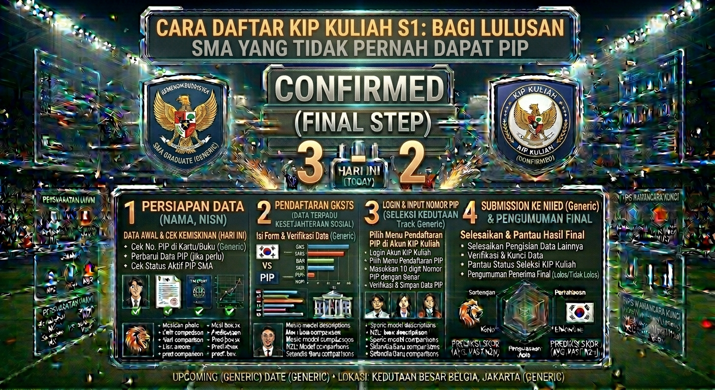 Cara Daftar KIP Kuliah S1 Bagi Lulusan SMA yang Tidak Pernah Dapat PIP