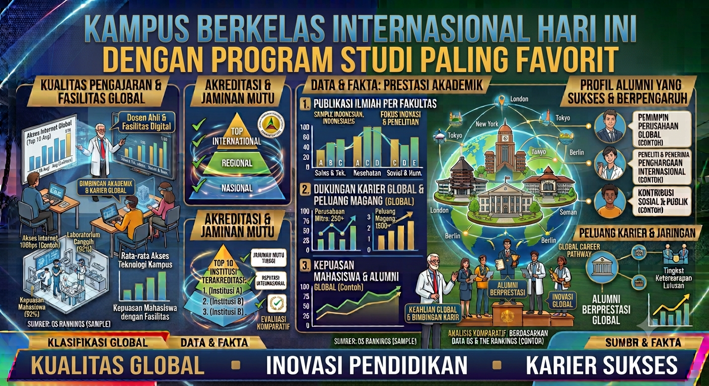 Kampus Berkelas Internasional Hari Ini dengan Program Studi Paling Favoritlanjut artikel ke2