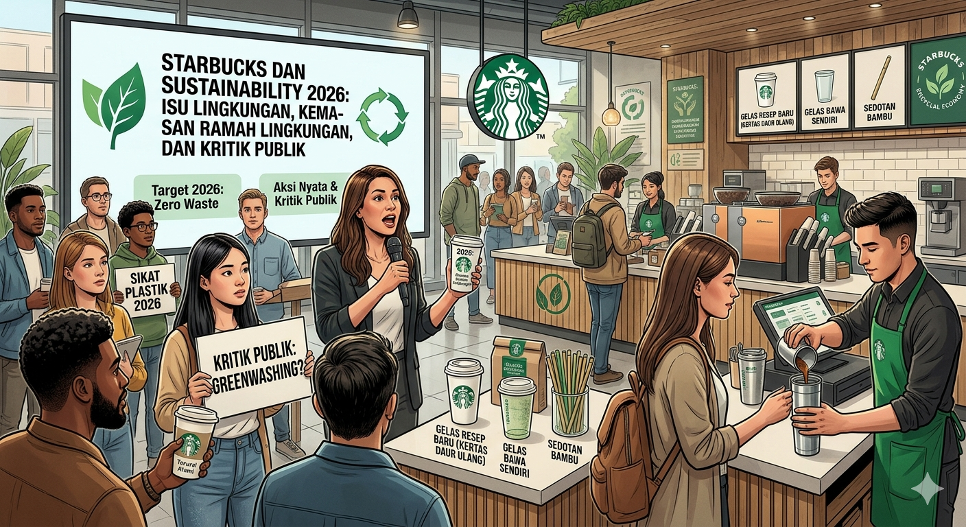 Starbucks dan Sustainability 2026: Isu Lingkungan, Kemasan Ramah Lingkungan, dan Kritik Publik