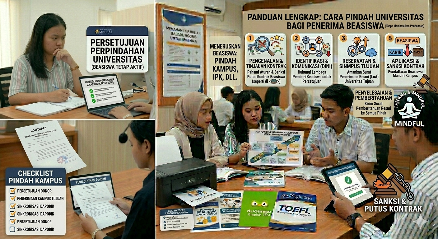 Cara Pindah Universitas Bagi Penerima Beasiswa Tanpa Membatalkan Pendanaan