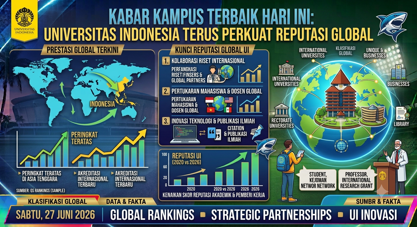 Kabar Kampus Terbaik Hari Ini: Universitas Indonesia Terus Perkuat Reputasi Global