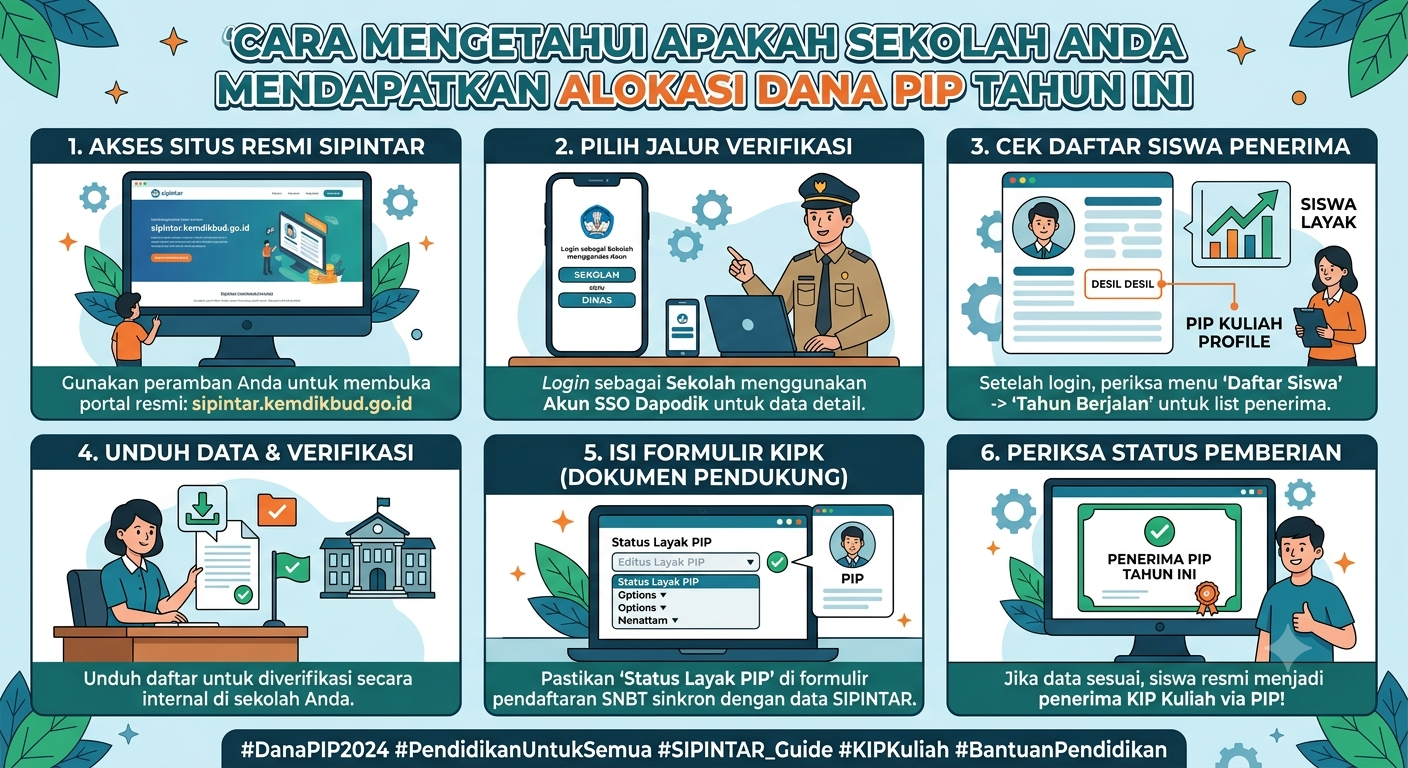 Cara Mengetahui Apakah Sekolah Anda Mendapatkan Alokasi Dana PIP Tahun Ini