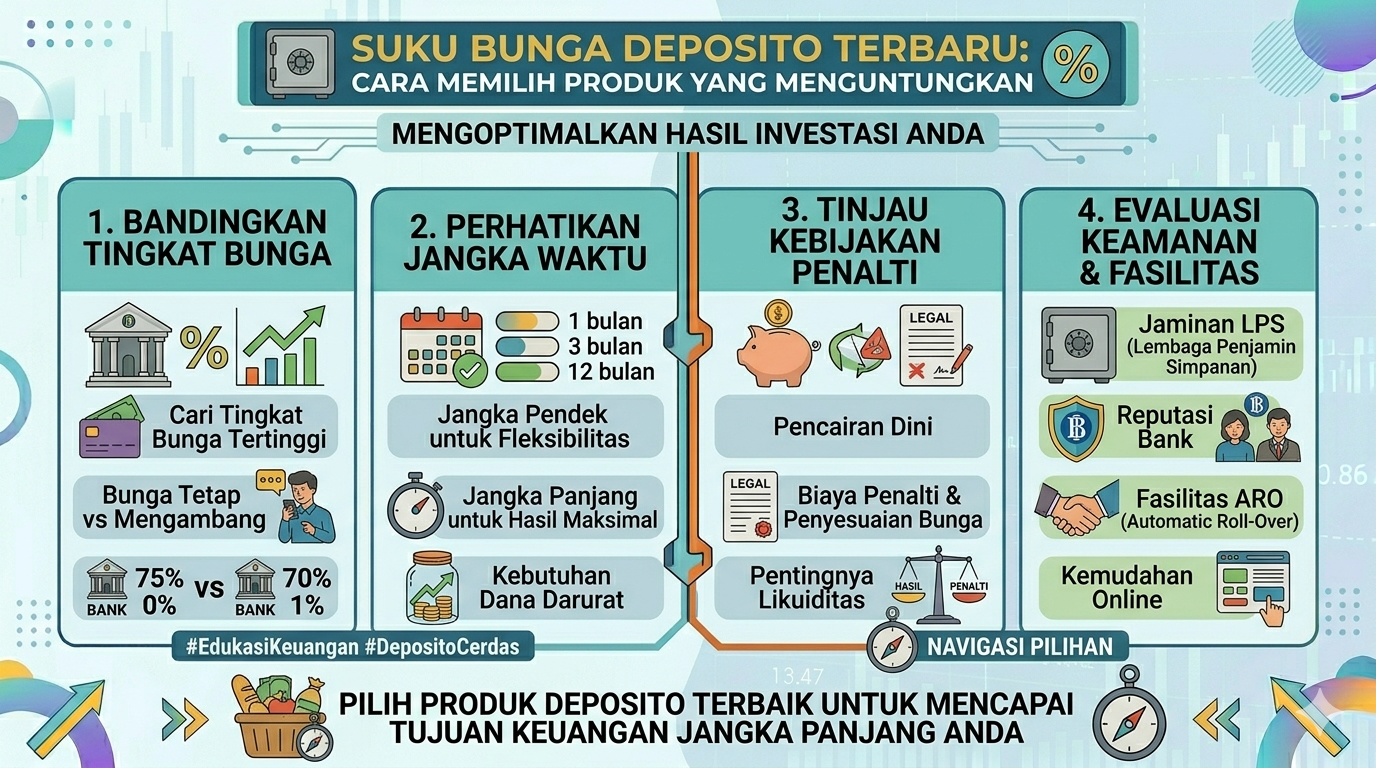 Suku Bunga Deposito Terbaru: Cara Memilih Produk yang Menguntungkan