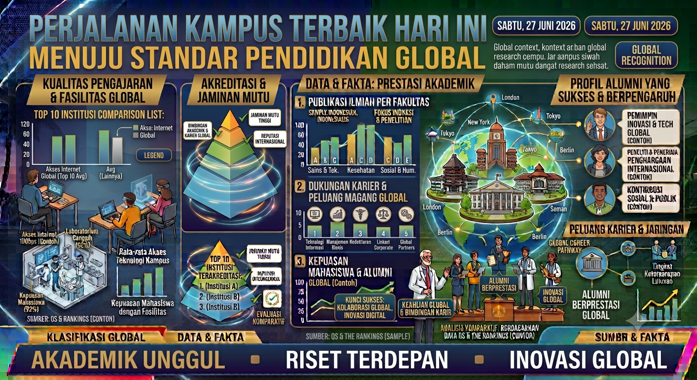 Perjalanan Kampus Terbaik Hari Ini Menuju Standar Pendidikan Global