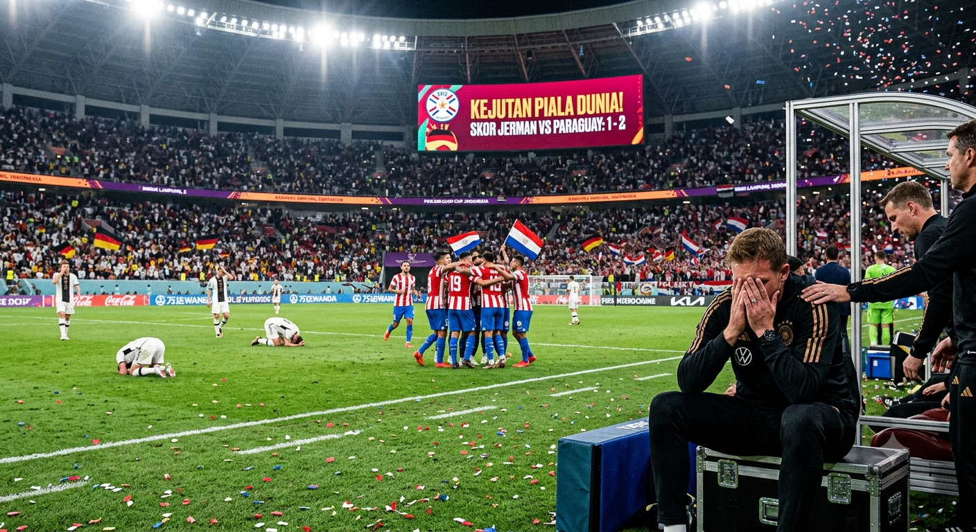 Kejutan Piala Dunia! Skor Jerman vs Paraguay Berakhir Tragis untuk Julian Nagelsmann