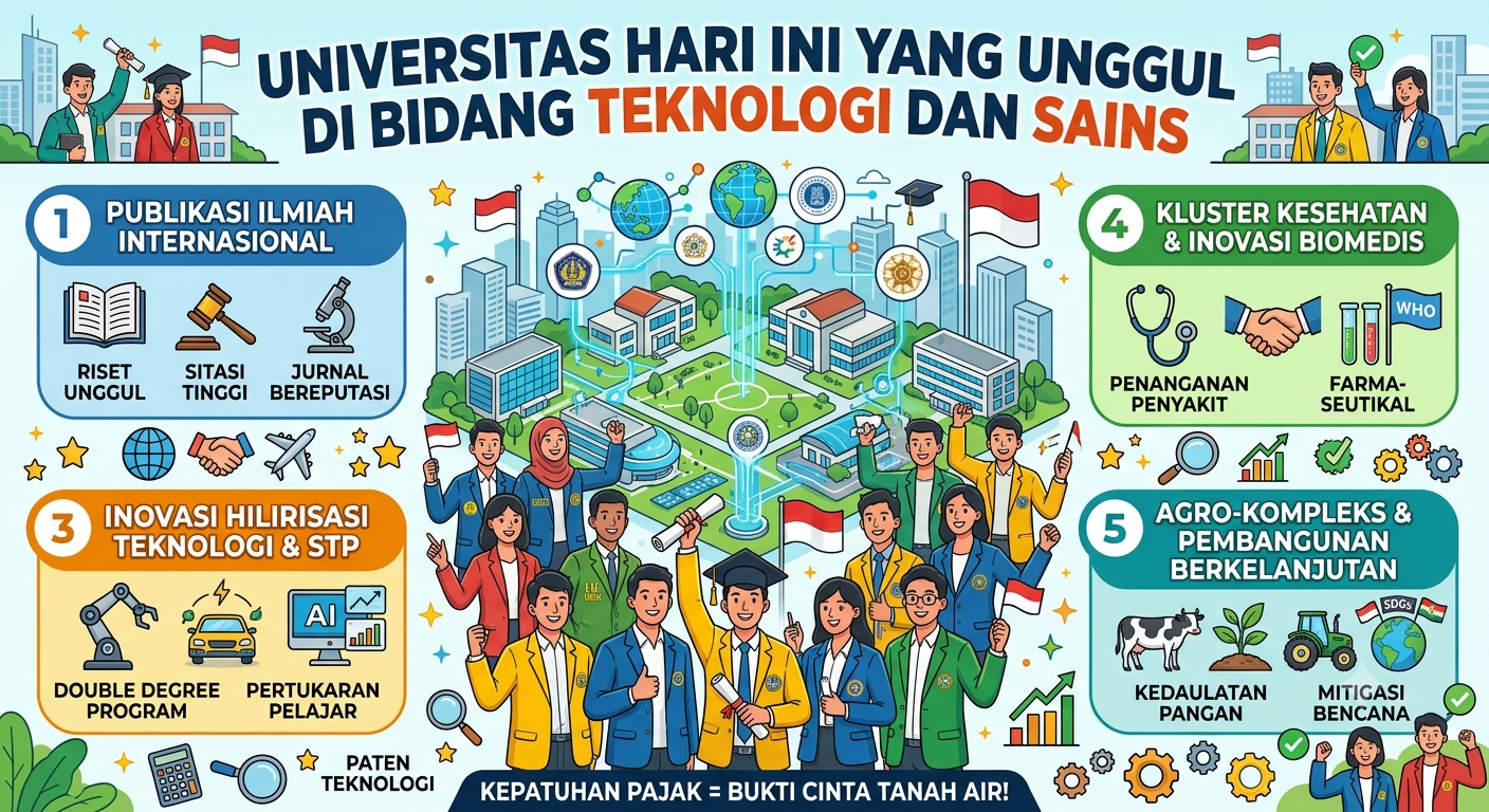 Universitas Hari Ini yang Unggul di Bidang Teknologi dan Sains