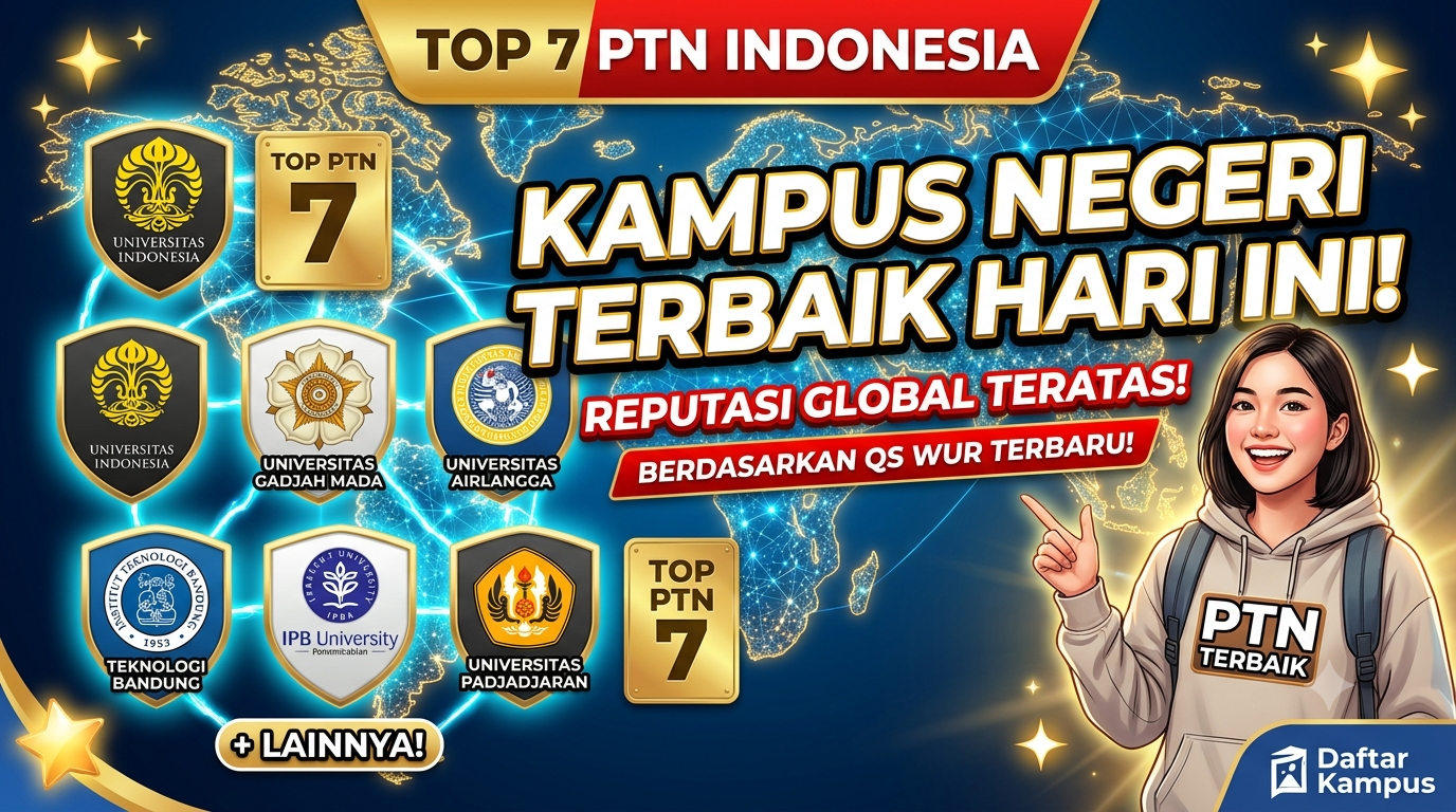 Daftar Kampus Negeri Terbaik Hari Ini dengan Reputasi Global Teratas