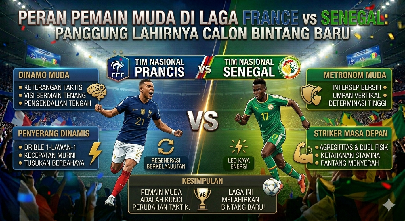Peran Pemain Muda di Laga France vs Senegal: Panggung Lahirnya Calon Bintang Baru