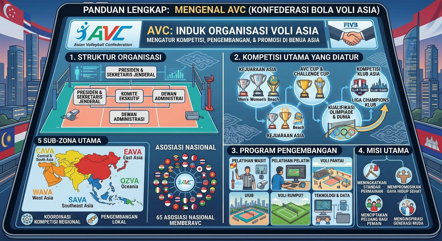 Mengenal Konfederasi Bola Voli Asia, Induk Organisasi yang Mengatur Kompetisi Voli di Benua Asia