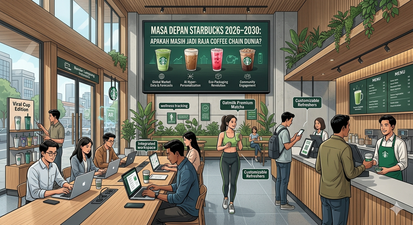 Masa Depan Starbucks 2026–2030: Apakah Masih Jadi Raja Coffee Chain Dunia?