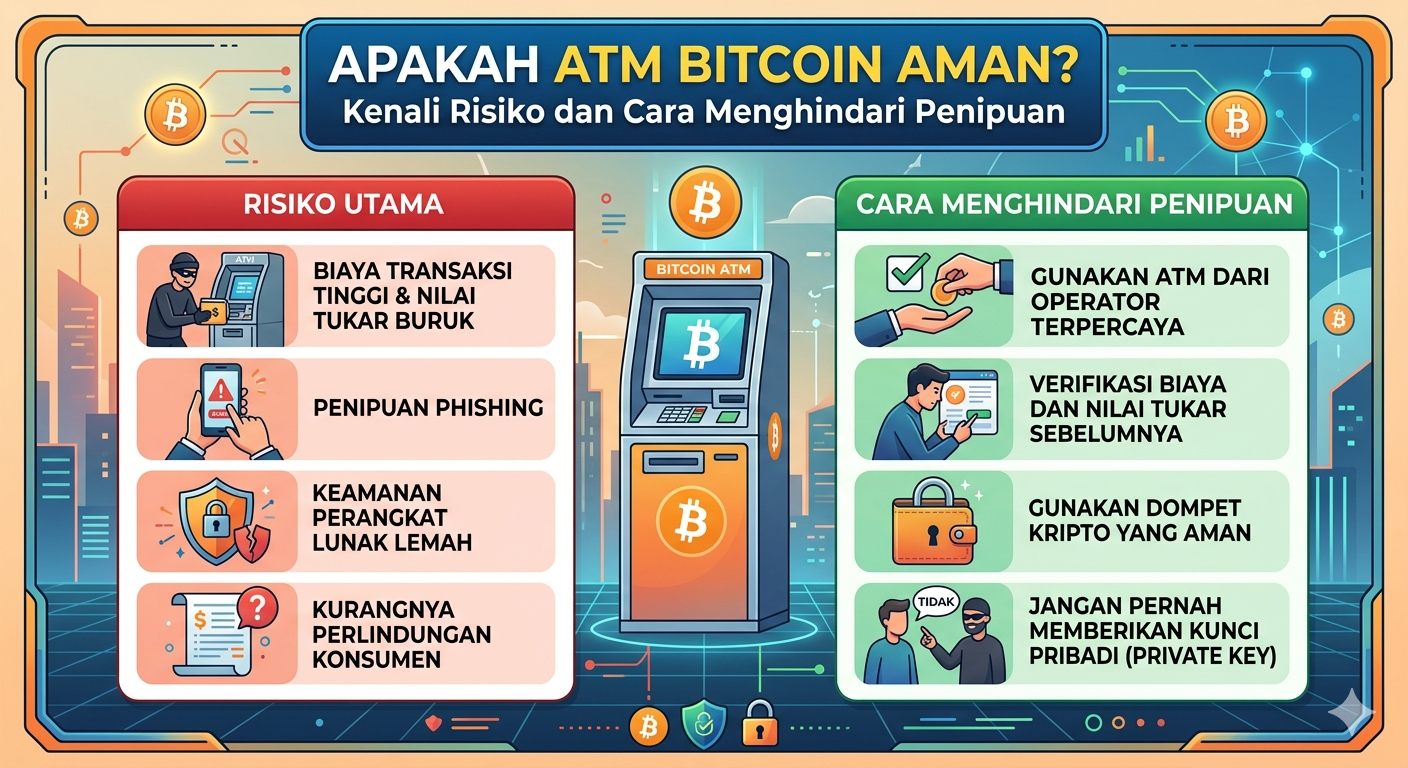 Apakah ATM Bitcoin Aman? Kenali Risiko dan Cara Menghindari Penipuan
