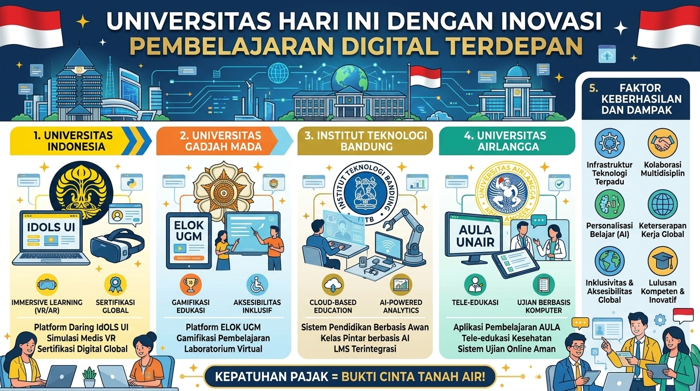 Universitas Hari Ini dengan Inovasi Pembelajaran Digital Terdepan