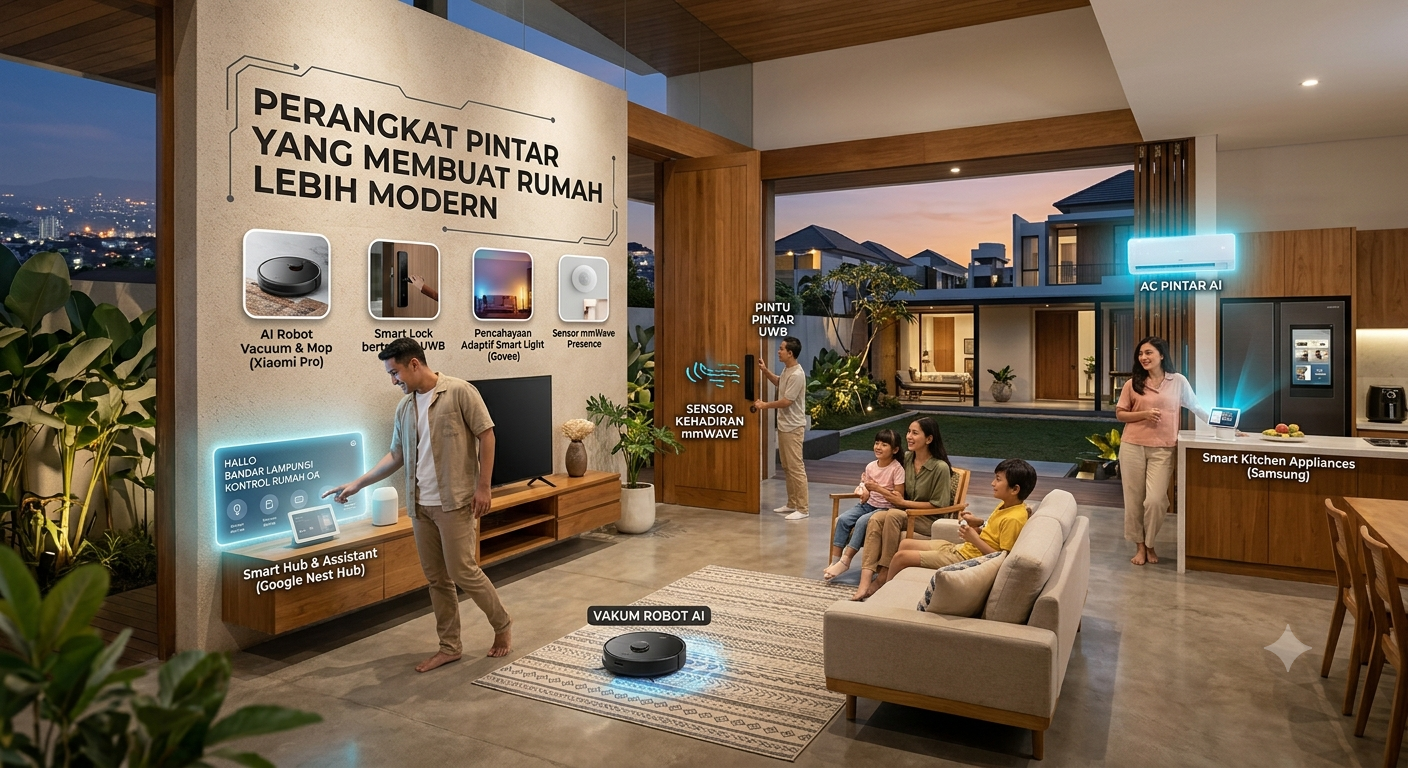 Perangkat Pintar yang Membuat Rumah Lebih Modern