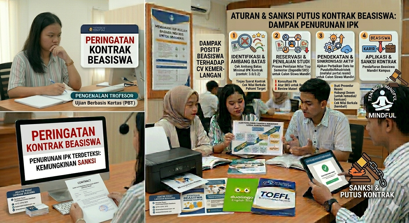 Aturan-Aturan Mengenai Sanksi Putus Kontrak Beasiswa Jika Nilai Turun