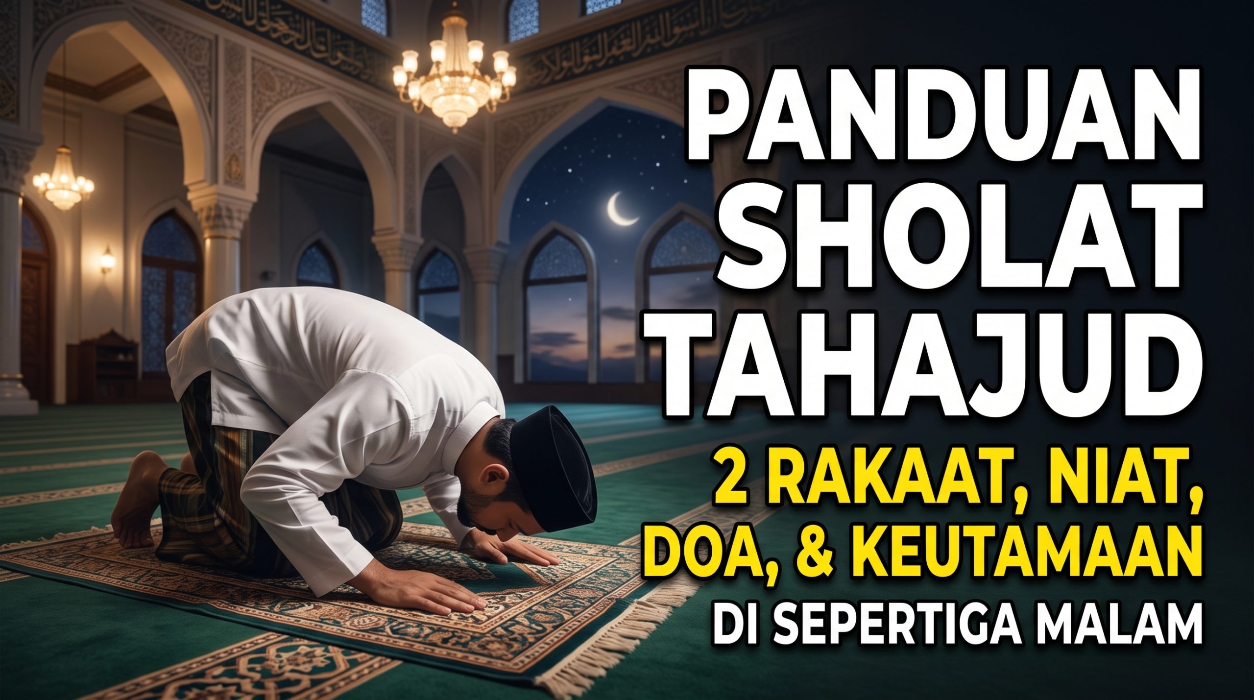 Cara Sholat Tahajud