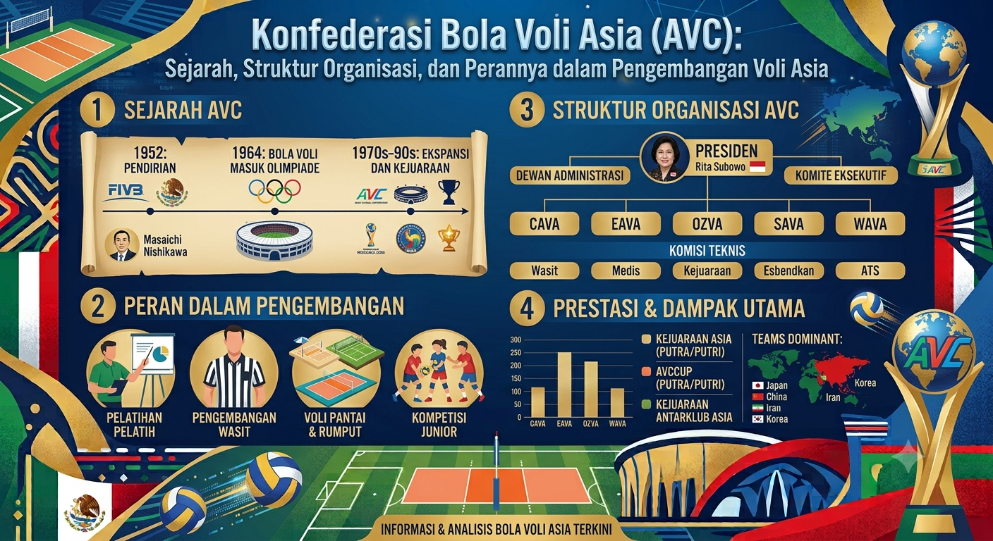 Konfederasi Bola Voli Asia (AVC): Sejarah, Struktur Organisasi, dan Perannya dalam Pengembangan Voli Asia