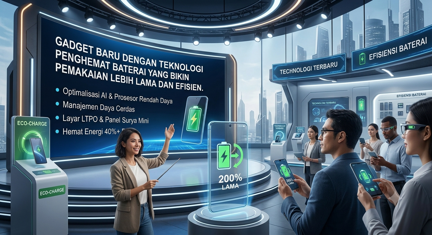 Gadget Baru dengan Teknologi Penghemat Baterai yang Bikin Pemakaian Lebih Lama dan Efisien