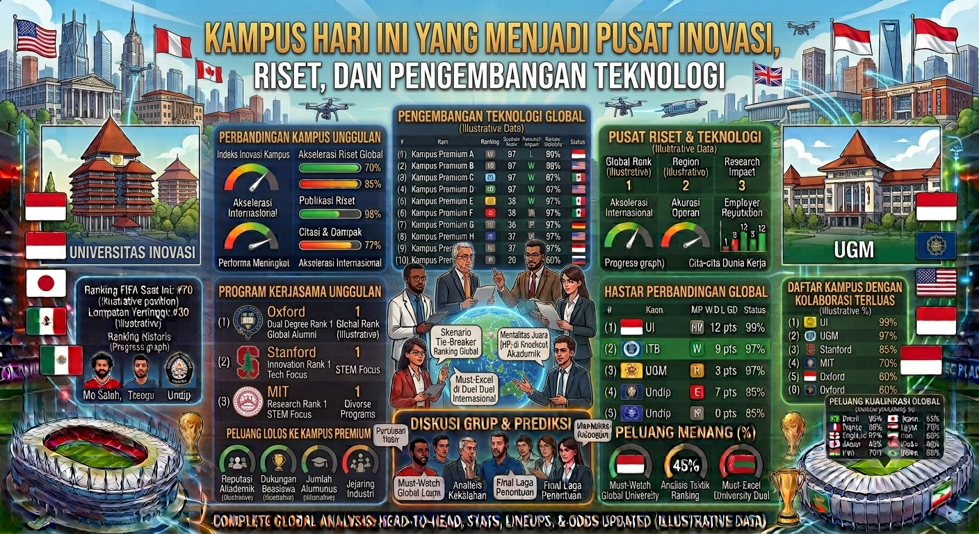 Kampus Hari Ini yang Menjadi Pusat Inovasi, Riset, dan Pengembangan Teknologi