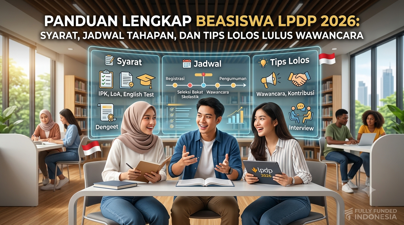 Panduan Lengkap Beasiswa LPDP 2026: Syarat, Jadwal Tahapan, dan Tips Lolos Lulus Wawancara