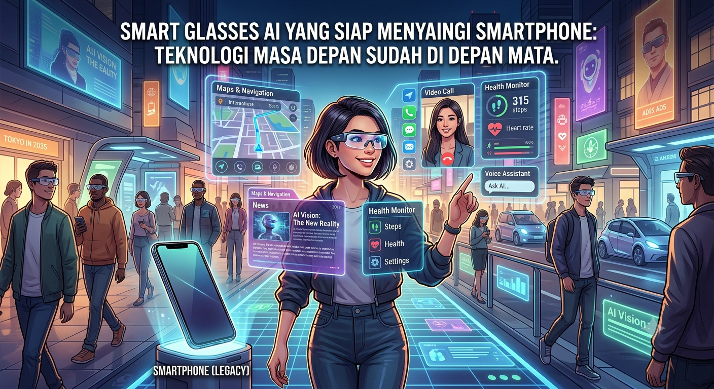 Smart Glasses AI yang Siap Menyaingi Smartphone: Teknologi Masa Depan Sudah di Depan Mata