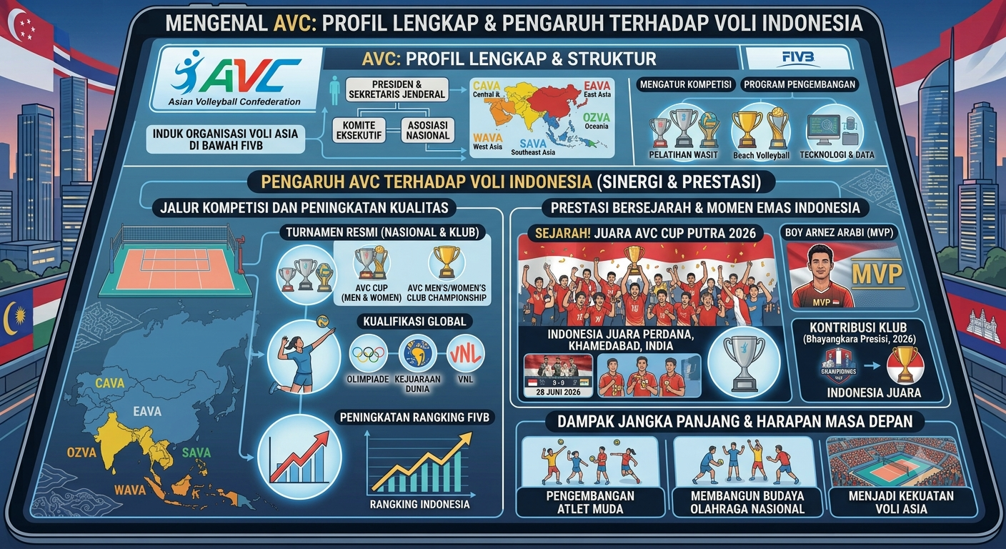 Apa Itu Konfederasi Bola Voli Asia? Profil Lengkap AVC dan Pengaruhnya terhadap Voli Indonesia