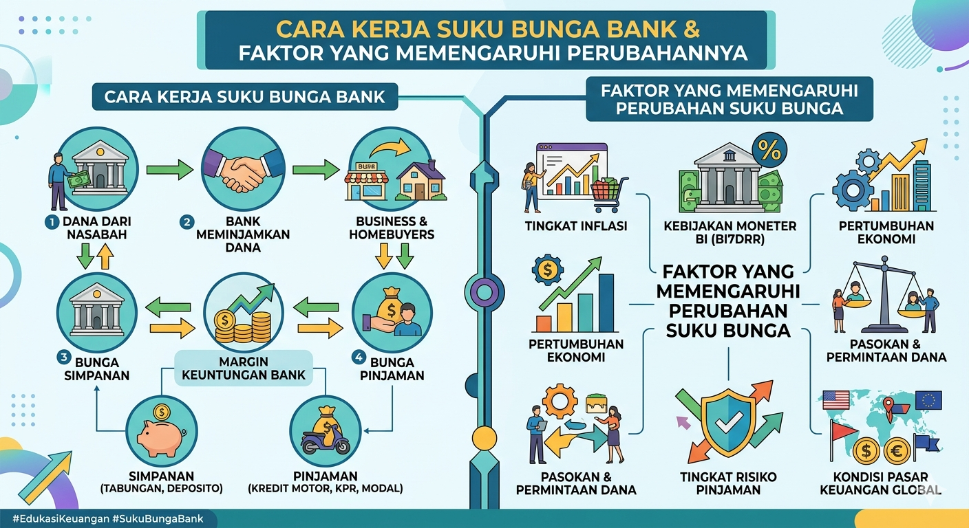 Cara Kerja Suku Bunga Bank dan Faktor yang Memengaruhi Perubahannya