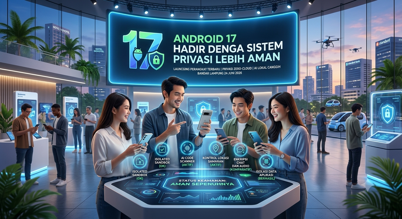 Android 17 Hadir dengan Sistem Privasi Lebih Aman