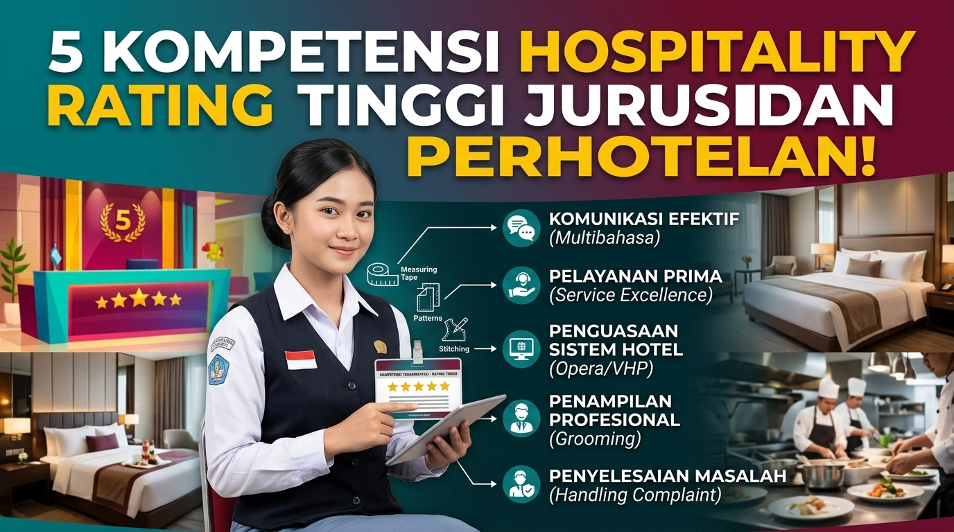 5 Kompetensi Hospitality Rating Tinggi yang Wajib Dimiliki Lulusan SMK Perhotelan