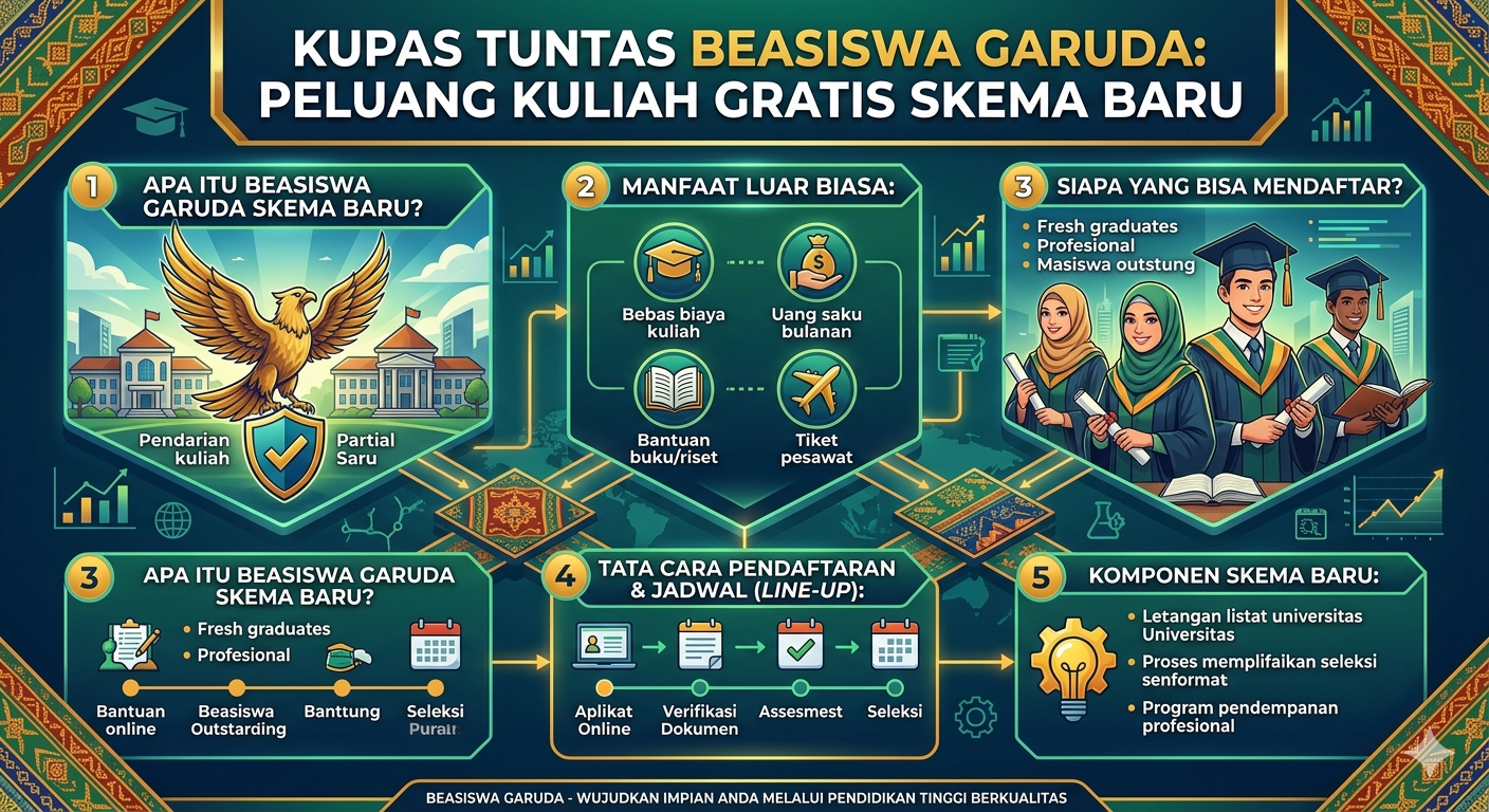 Kupas Tuntas Beasiswa Garuda: Peluang Kuliah Gratis Skema Baru