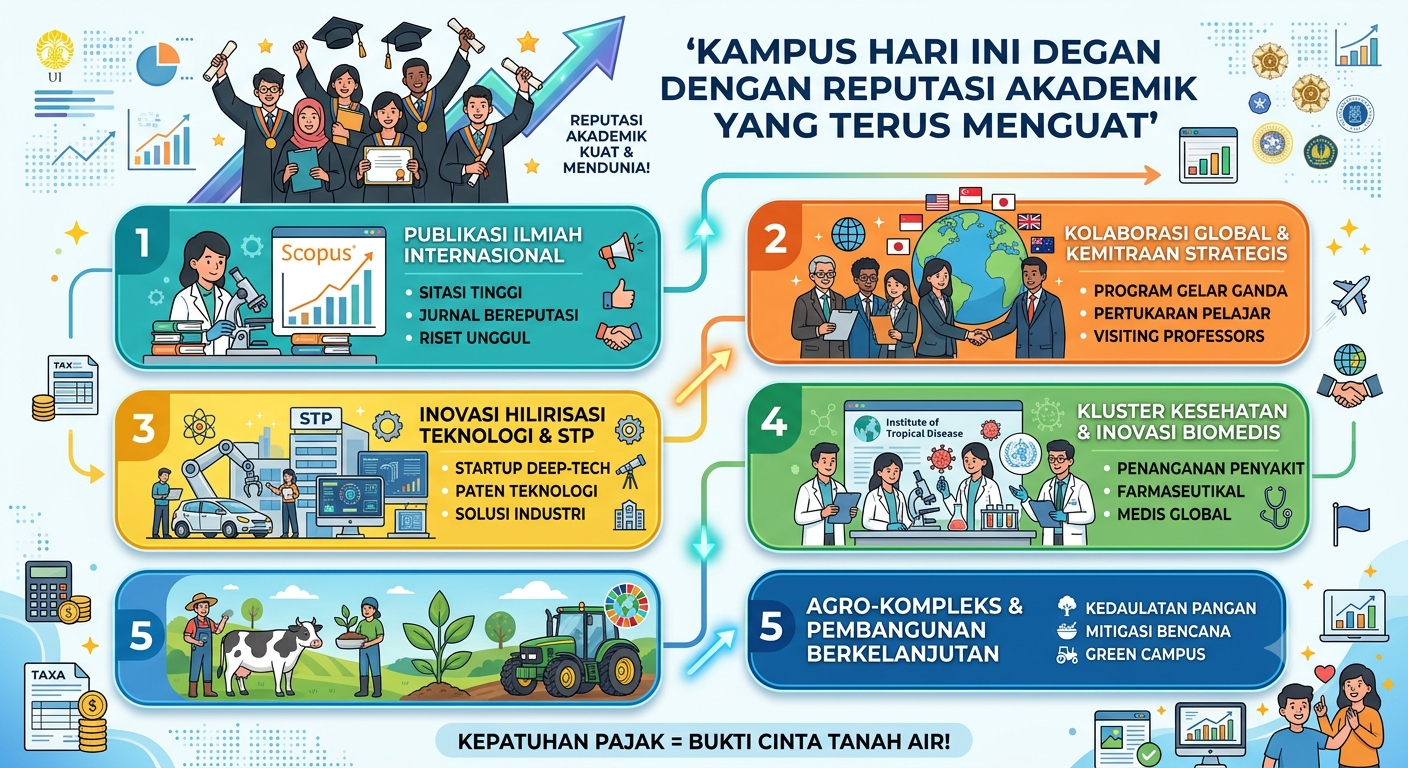 Kampus Hari Ini dengan Reputasi Akademik yang Terus Menguat
