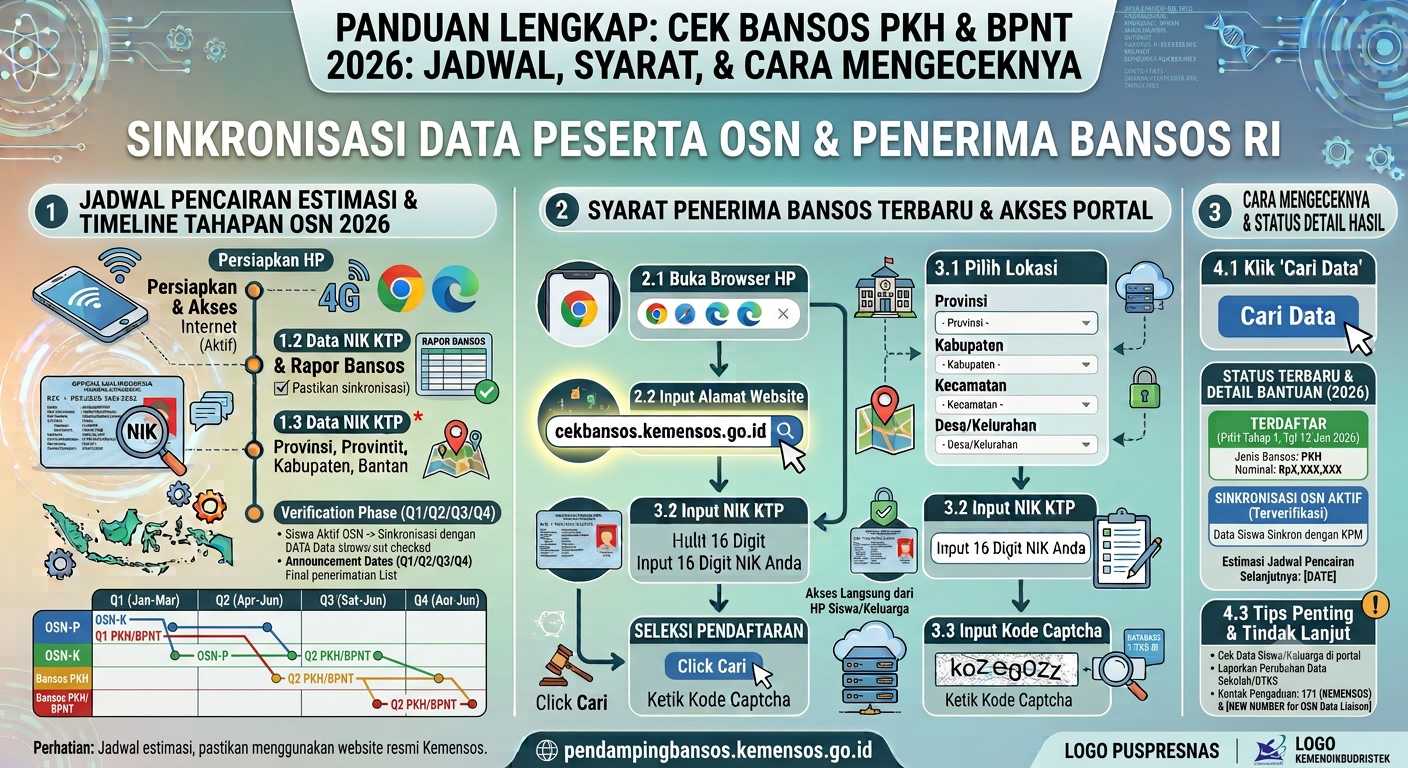 Link Resmi Cek Bansos Kemensos 2026: Cara Mudah Cek Penerima Bantuan Sosial