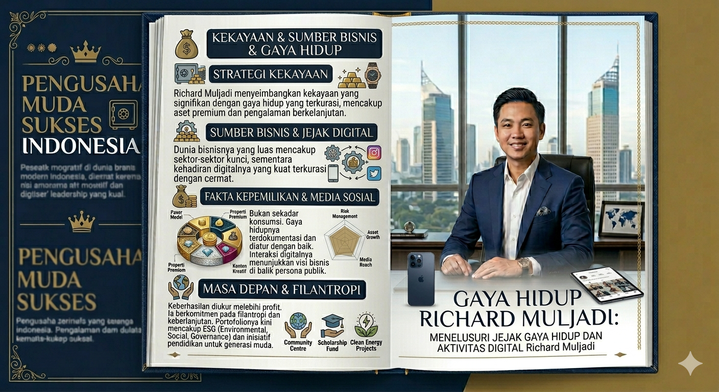 Gaya Hidup Richard Muljadi: Dari Dunia Bisnis hingga Aktivitas di Media Sosial