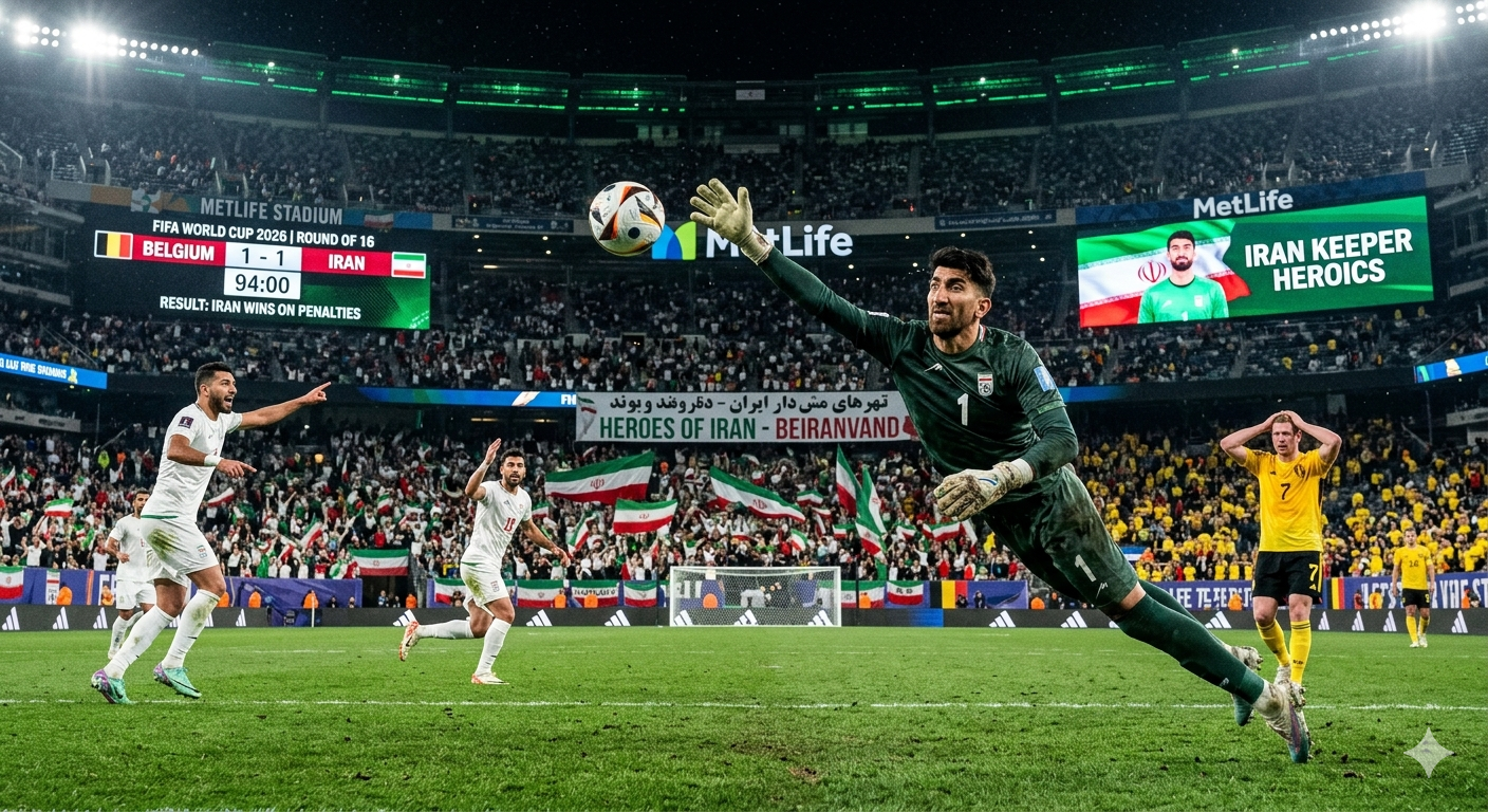 Hasil Belgium vs Iran: Kiper Iran Jadi Pahlawan dalam Duel Sengit Piala Dunia 2026