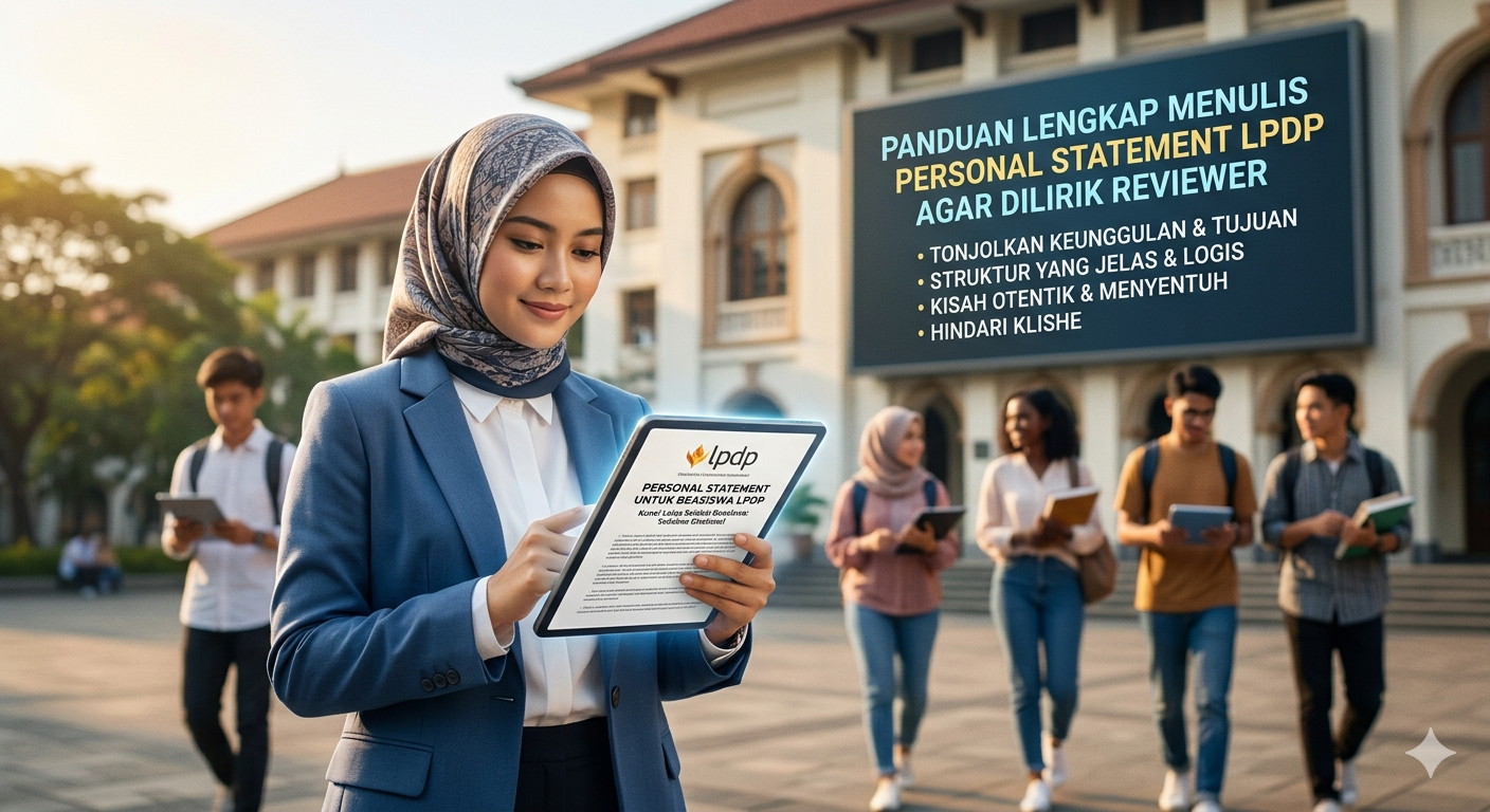 Cara Membuat Personal Statement Beasiswa LPDP agar Dilirik Reviewer